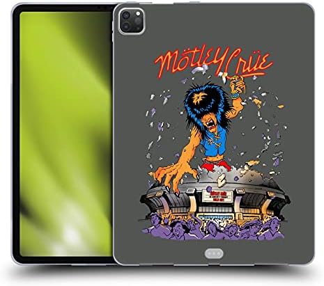Kafa Çantası Tasarımları Resmi Lisanslı Motley Crue Allister Fiend Turları Yumuşak Jel Kılıf Apple iPad Pro 12.9