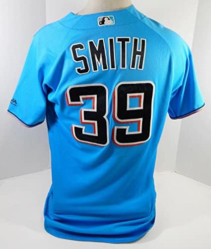 Miami Marlins Smith 39 Oyun Kullanılmış Mavi Forma 44 DP21979 - Oyun Kullanılmış MLB Formaları