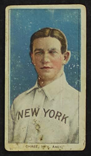 1909 T206 BLU Hal Chase New York Yankees (Beyzbol Kartı) (Portre Mavi Arka Plan) İYİ Yankees