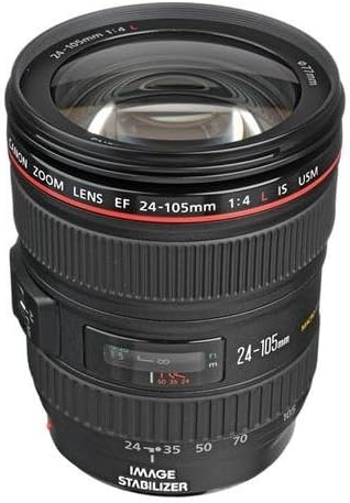 Canon EF 24-105mm f/4L IS USM Zoom Lens-Beyaz Kutu (Yeni) (Toplu Ambalaj)