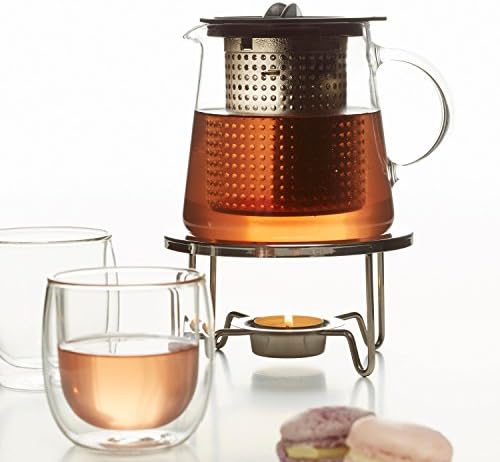 Finum Premium Çaydanlık Isıtıcı, Çay Işıklı Mum, Paslanmaz Çelik