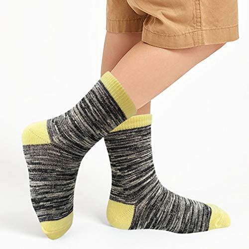 Jamegıo Yürüyor Çocuk Boys Kız Moda Pamuk Çorap Yumuşak Ekip Çorap 2-14 Yıl Erkek Kız-9 Çift