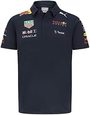 Red Bull Racing Resmi Takım Çizgisi Polo Gömlek, Erkek X-Small-Resmi Ürünler