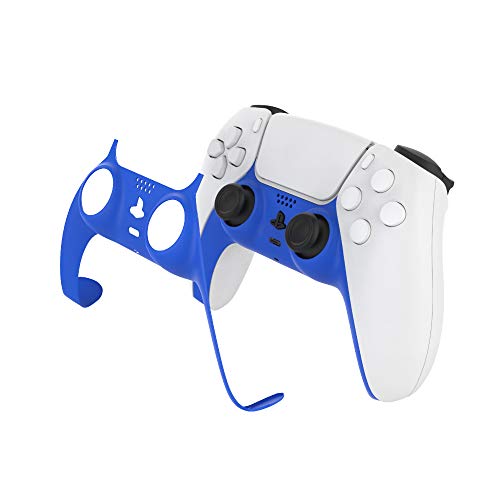 PS5 Denetleyici Yedek Kabuk, DIY Kabuk dekoratif şerit PS5 Dualsense Denetleyicisi için (Mavi)