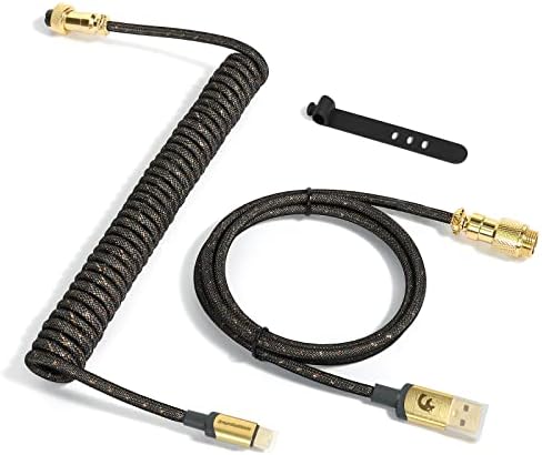 ZIYOU LANG C03 Ayrılabilir Çift Kollu Örgülü Naylon Spiral Kablo ile Özel Sarmal USB C'den Kabloya Uzatılabilir Yay