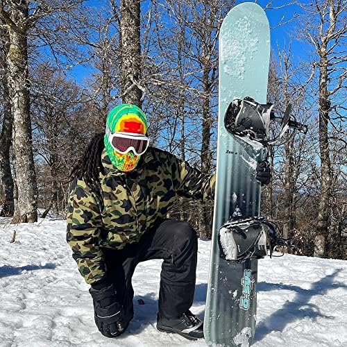 Yün Örme Tam Yüz Kapatma Kayak Maskesi Kış Rüzgar Geçirmez Boyun ısıtıcı Termal Bisiklet Erkekler Kadınlar için Bir