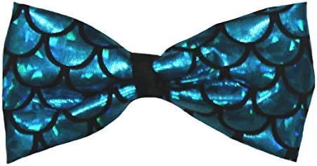 Petitebella Bling Balık Terazi Denizkızı Yay Zanaat saç tokası (Mavi)