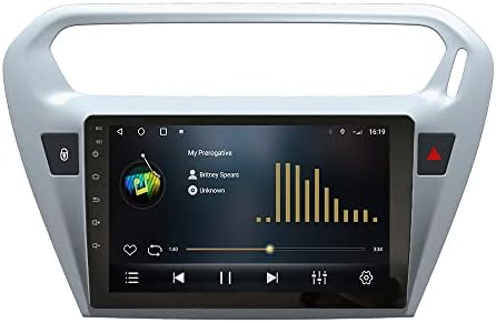 Android 10 Autoradio Araba Navigasyon Stereo Multimedya Oynatıcı GPS Radyo 2.5 D Dokunmatik Ekran Peugeot 301 2013-2018
