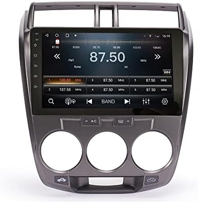 Android 10 Autoradio Araba Navigasyon Stereo Multimedya Oynatıcı GPS Radyo 2.5 D Dokunmatik Ekran Honda City 2006-2014