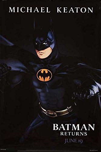 Batman Geri Dönüyor 1992 S/S Michael Keaton Önceden Haddelenmiş Film Afişi 27x41