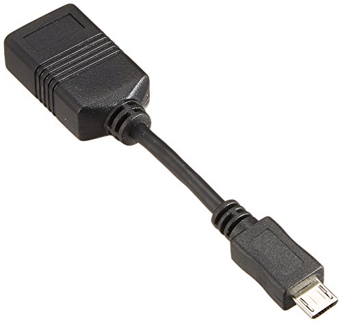 ーー ıBUFFALO BSMPC11C01BK USB (mıcrob'dan A'ya) Dönüştürücü Adaptör, Siyah