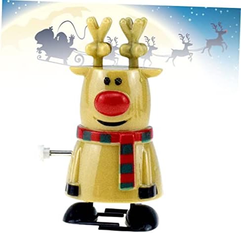 Amosfun Mini Oyuncaklar Noel Baba Oyuncak Çorap Stuffers Yürüyüş Hayvan Oyuncak Wind up Hayvan Oyuncaklar Tatil Parti