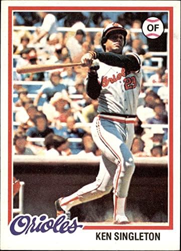1978 Topps 65 Ken Singleton Baltimore Orioles (Beyzbol Kartı) ESKİ / MT + Orioles