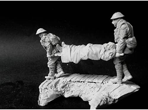 1/32 İKINCI dünya savaşı Asker Kurtarma Yoldaş Reçine Şekil Kiti Minyatür Reçine Modeli / / Yc-578 (demonte ve boyasız)