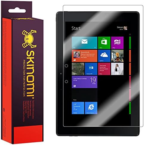 Skinomi Ekran Koruyucu ile Uyumlu Dell Venue 10 (Venue 10 Pro, 5000, 5050, 5055) temizle TechSkin TPU Anti-Kabarcık