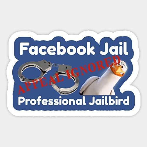Facebook Hapishanesine İtiraz Göz Ardı Edildi-Çıkartma Grafiği-Çıkartma Çıkartma Etiketi