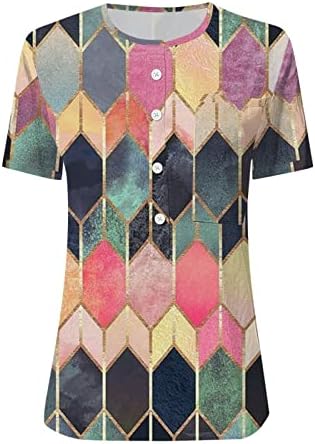 Kadın Kısa Kollu 2023 Giyim Moda Pamuk Grafik Brunch Bluz Gömlek Sonbahar Yaz Tee Kızlar için QO QO