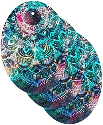 ALAZA Galaxy Mandala Doğal Sünger Mutfak Selüloz Süngerleri Bulaşık Yıkama Banyo ve Ev Temizlik, Çizilmez ve Çevre