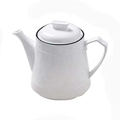 KUTDYK Beyaz demlik seramik cezve çay seti 1000ml nostaljik içme demlik seramik çay seti malzemeleri