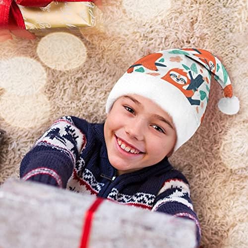 Komik Tembel Ağaç üzerinde Asılı Komik Noel Şapka Unisex Santa Şapka Sıcak Noel Bere Şapka Yetişkinler için Çocuk