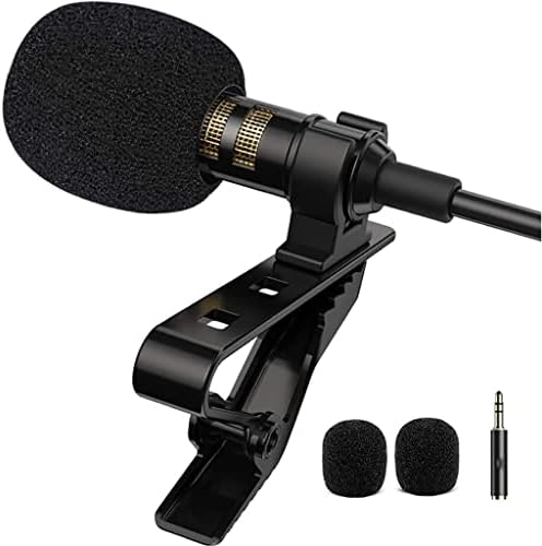 N / A Yaka Yaka Mikrofonu Çok Yönlü Mikrofon Kolay Klipsli Sistem Kayıt Röportajı için Mükemmel