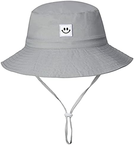 Moda Bebek Kova Şapkaları 0-6 Ay ve 6-12-24 Ay 2-5T UPF50 + Bebek Güneş Şapkaları