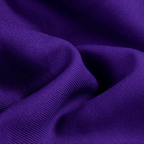 Takım Elbise, Palto, Pantolon/Pantolon, Üniforma için Avluda Delaney Parlak Mor Polyester Gabardin Kumaş - 10056