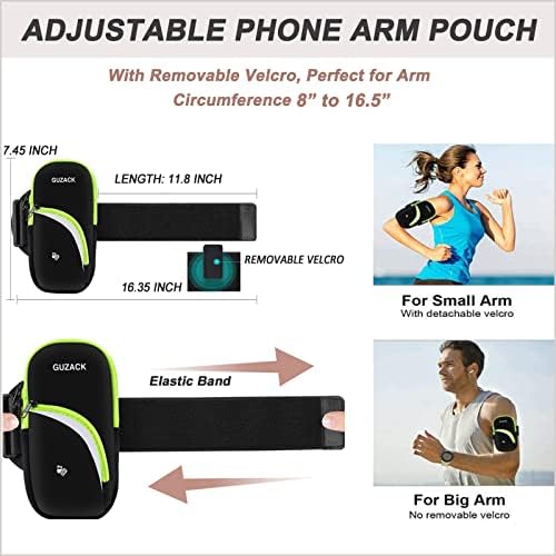 Kol Bandı Cep Telefonu Tutucu Koşu Egzersiz Egzersiz Spor Telefon Kol Bantları Kılıfı Çanta, Koşu Kol Bandı iPhone