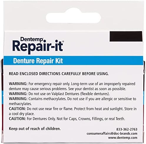 Dentemp Tamir Takımı-Repair-It Gelişmiş Formül Protez Tamir Takımı (2'li Paket) - Protez Tamir Takımı Kırık Protezleri
