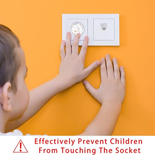 LAIYUHUA Çıkış Kapakları Bebek Prova 24 Paket Sabit Elektrik Fişi Koruyucu | Child Safety Plastic Outlet Covers |