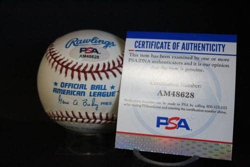 Lee MacPhail İmzalı Beyzbol İmzası Otomatik PSA / DNA AM48628 - İmzalı Beyzbol Topları