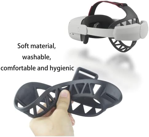 Ayarlanabilir Profesyonel Basıncı Azaltmak Konfor Taşınabilir Yedek VR kafa bandı Silikon Quest 2 için
