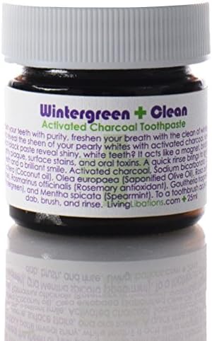 Canlı Libasyonlar-Organik Wintergreen Clean-Aktif Kömür Diş Macunu (30 ml)