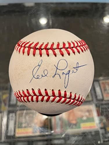 Ed Lopat New York Yankees Tek İmzalı Beyzbol Jsa Kimliği Doğrulanmış-İmzalı Beyzbol Topları