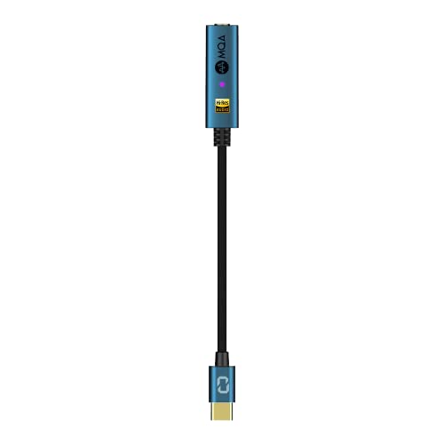 Helios Kulaklık Adaptörü USB C ila 3.5 mm Ses Adaptörü ve USB C Aux Dongle Kablosu, Yüksek Çözünürlüklü USB DAC Ses