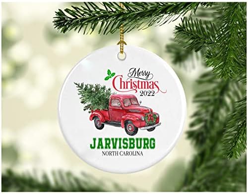 Noel Dekorasyon Ağacı Mutlu Noeller 2022 Jarvisburg Kuzey Carolina Süsleme Komik Hediye Bir Aile olarak Noel Tatili