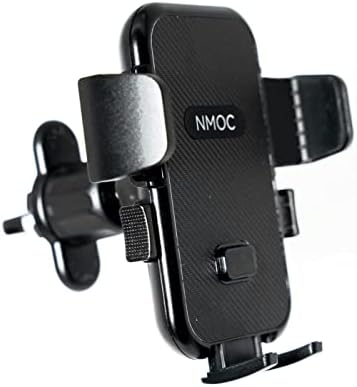 NMOC [Yükseltildi] Araba için Polikarbonat Hava Firar Cep Telefonu Tutucu, Ayarlanabilir Çelik Kancalı Eller Serbest