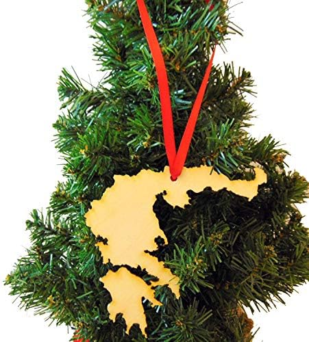 Yunanistan Ahşap Noel Süs Yunan Dekorasyon ABD'de Yapılan