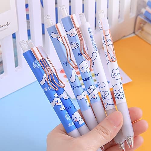 Anime Kalemler 6 adet Anime Okul Malzemeleri Sevimli Siyah Kalemler Tükenmez kalemler Yazma Kalemler Anime Şeyler