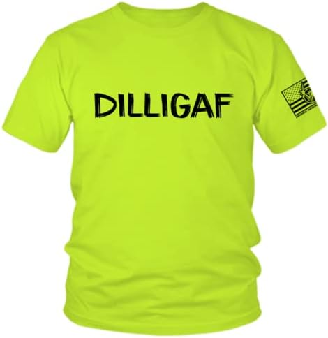 DİLLİGAF-Hi Vis Güvenlik Sarı Komik İnşaat İş Gömleği