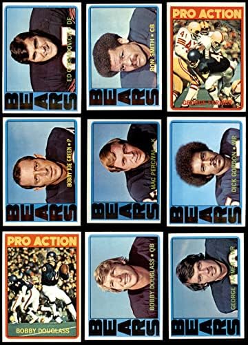 1972 Topps Chicago Bears Takım Seti Chicago Bears (Set) NM + Ayılar