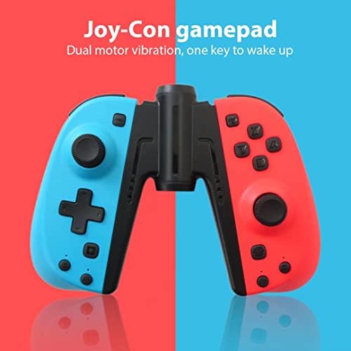 JRSHOME Gamepad Joystick Kablosuz Anahtarı Denetleyicisi Tüm Anahtar Sistemleri ile Uyumlu Mavi / Kırmızı