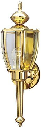 Westinghouse Aydınlatma 66924 Tek Işıklı Duvar Feneri, Altın