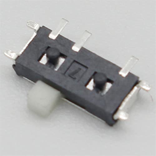 Geçiş Anahtarları 20 ADET 7 Pin Mini Slayt Anahtarı On-Off 2 Pozisyon Mikro Slayt Geçiş Anahtarı 1P2T H=1.5 MM Minyatür