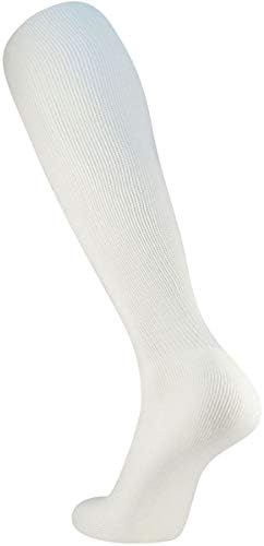 Twin City Kıdemli Tüm Spor Düz Renk Tüp Çorap (Orta) Beyaz