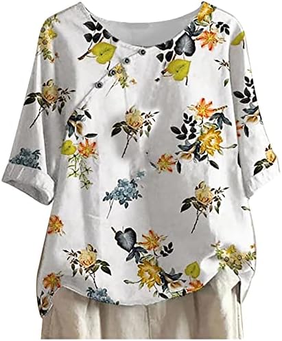 Yaz Sonbahar Tee Kız Giyim Moda Crewneck Düğme Aşağı Yukarı Grafik Üst Gömlek Bayanlar için CT CT