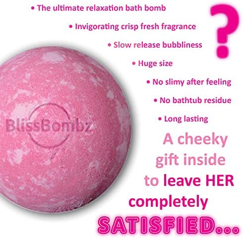 Yetişkinler için BlissBombz Banyo Bombaları - İçinde Yaramaz Sürpriz olan Kadınlar için Banyo Bombaları-Organik Bileşenler