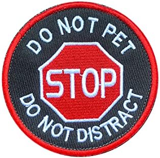 Antrıx 6 Adet Hizmet Köpek Eğitim Çalışma Dokunmayın Pet Stres ve Anksiyete Tepki Erişim Yasaların Gerektirdiği Kanca
