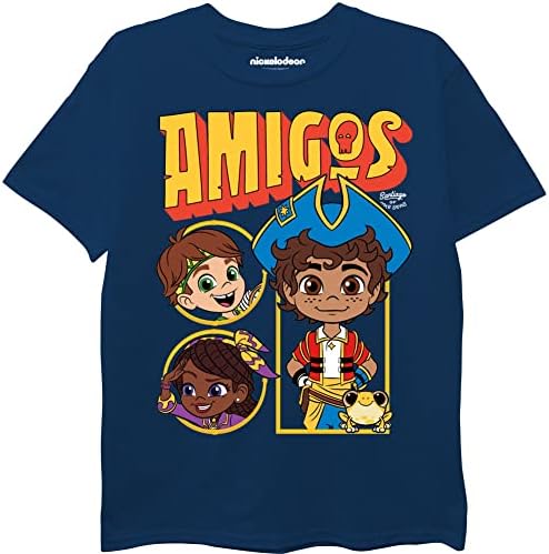 Nickelodeon bebek erkek Santiago Denizlerin Tee-Santiago, Lorelai, Tomas, Kiko T Shirt, Mavi, 3 ABD