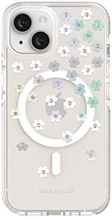 kate spade york Savunma Sert Kılıf Apple iPhone için MagSafe ile Uyumlu 14-Dağınık Çiçekler [KSIPH-238-SFIRC]